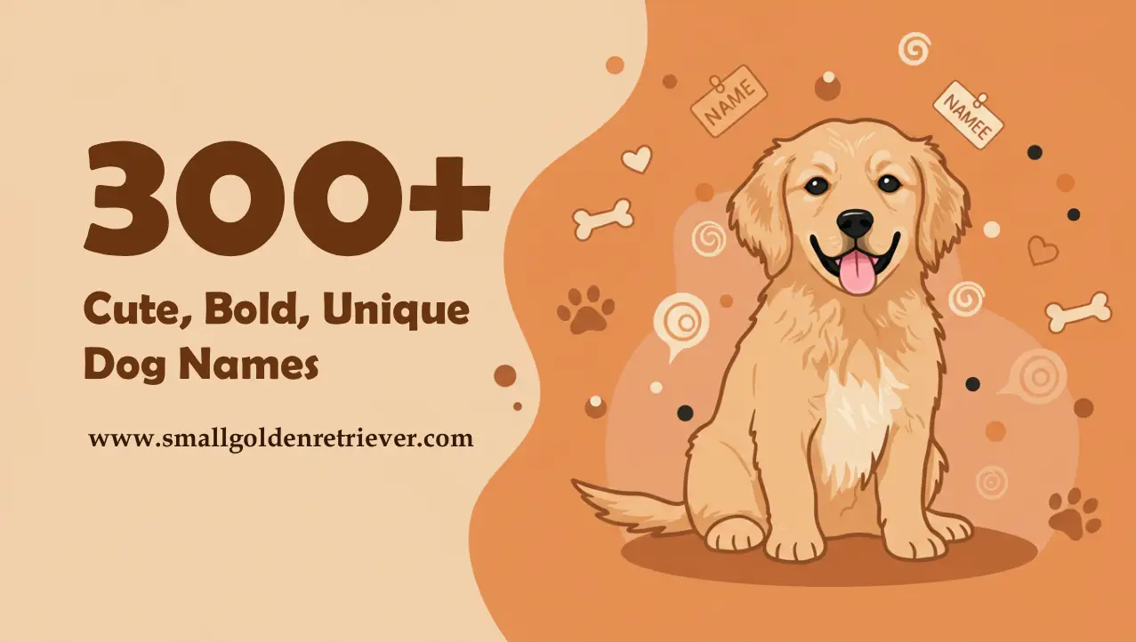 Mini Golden Retriever Names, Best Dog Names 2025