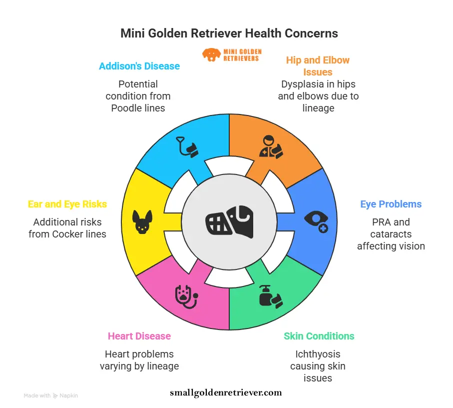 mini golden retriever health issues and concerns